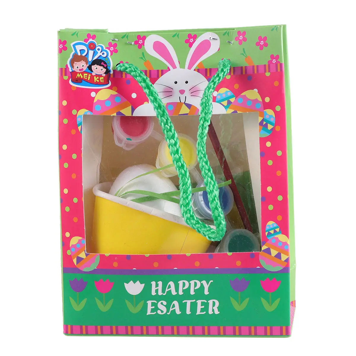 

1 Piece DIY Easter Egg Craft Set for Kids Animal Shape Creative Material Pack Fun Educational Activity for Kindergarten Early