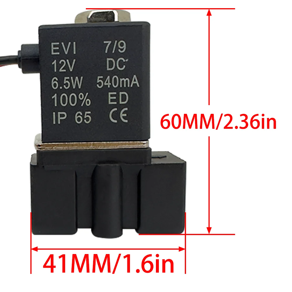 DC12V 24V AC110V 220V Normally Closed 1/4