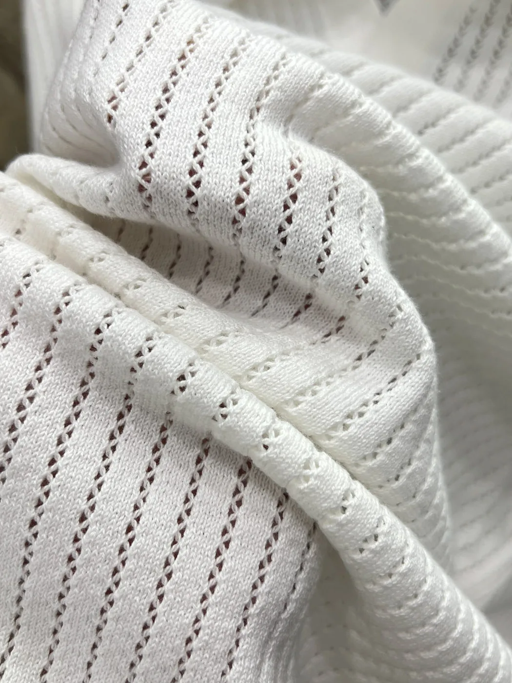 Italian Style Knitted Men's  Shirt with Ocean Collar Skin-friendly Breathable Vertical Texture Feeling Autumn Fashion