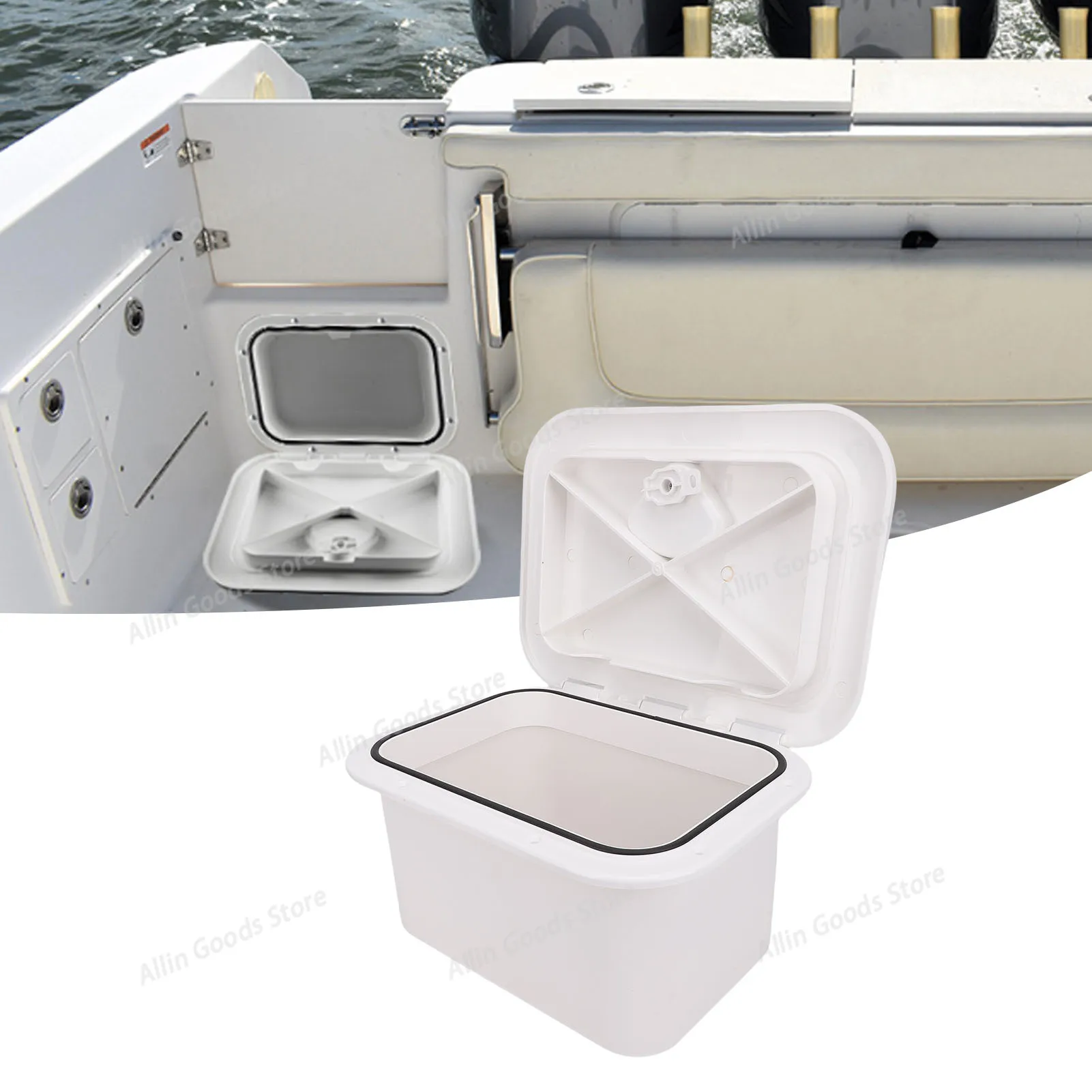ABS Decorative Accessories, Storage Box, Deck Inspection Cover and Bait Container