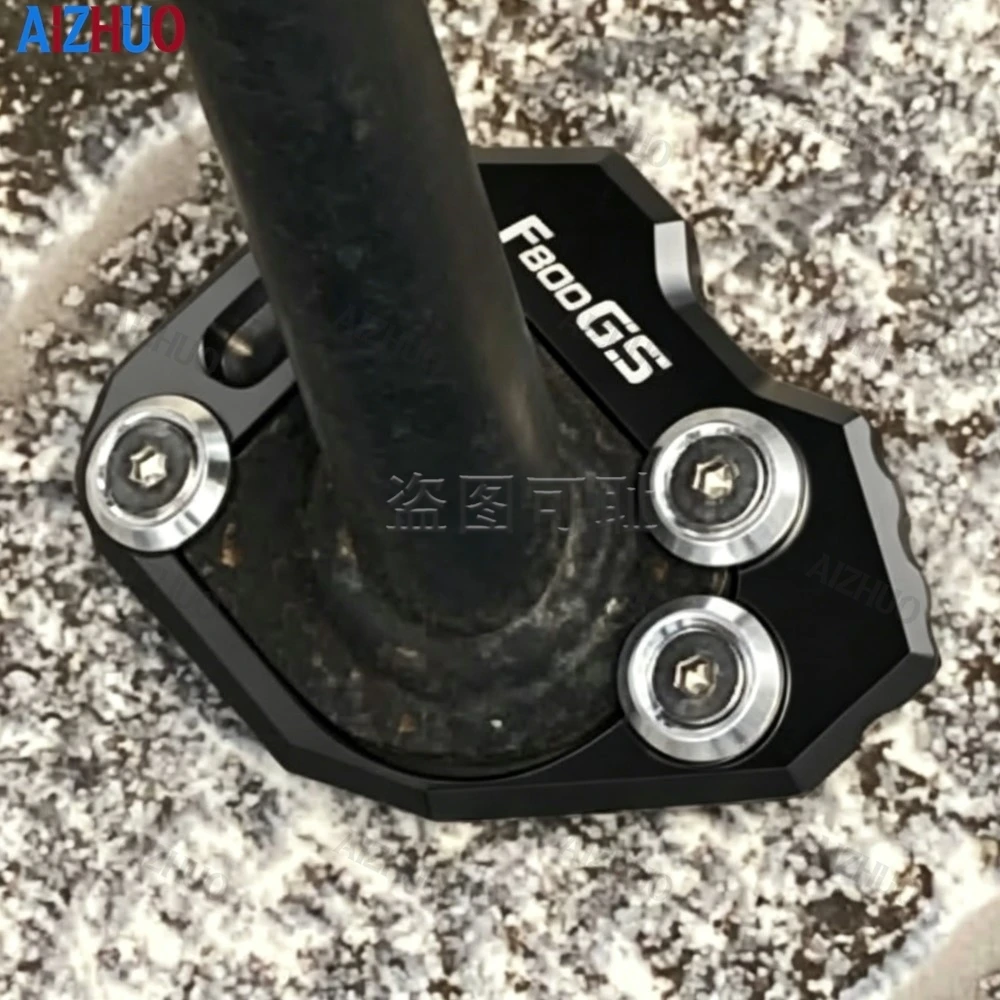 Para BMW F800GS F800 GS F 800 GS 2008 - 2018 2017 2016 2015 Soporte Lateral de Motocicleta, Extensión de Base de Apoyo, F 800 GS Adventure