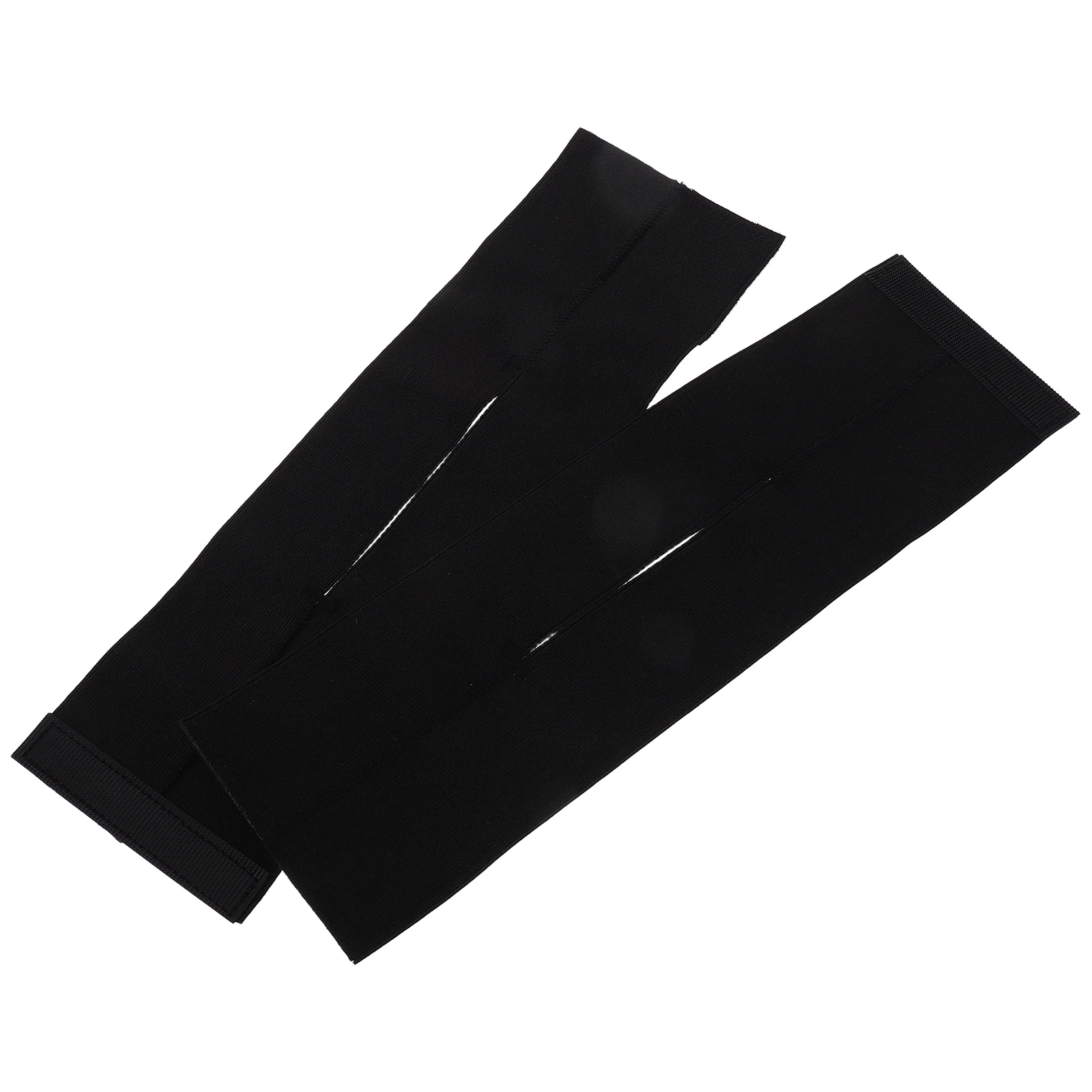 

2 Pcs Baseball Glove Strap Hand Wraps Elastic Black Softball Accessories Glove Wrap for Catchers Wrist Band Enhanced Protection