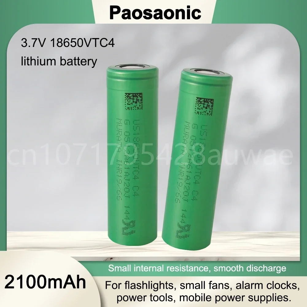 18650 VTC4 3.7V Lithium Battery Rechargeable C4 Suitable for Unmanned Aircraft Model 2100mah Power Battery Rechargeable