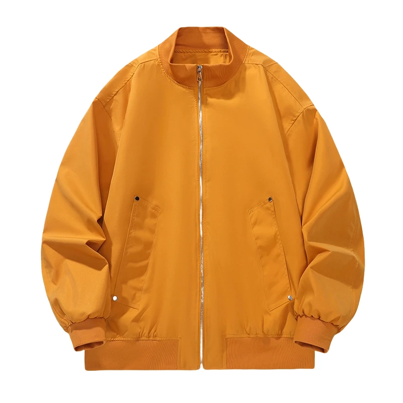 

Men's Autumn New Jacket Stand Collar Trendy Versatile Casual Jacket Waterproof and Windproof Outdoor Casual Men's Clothing