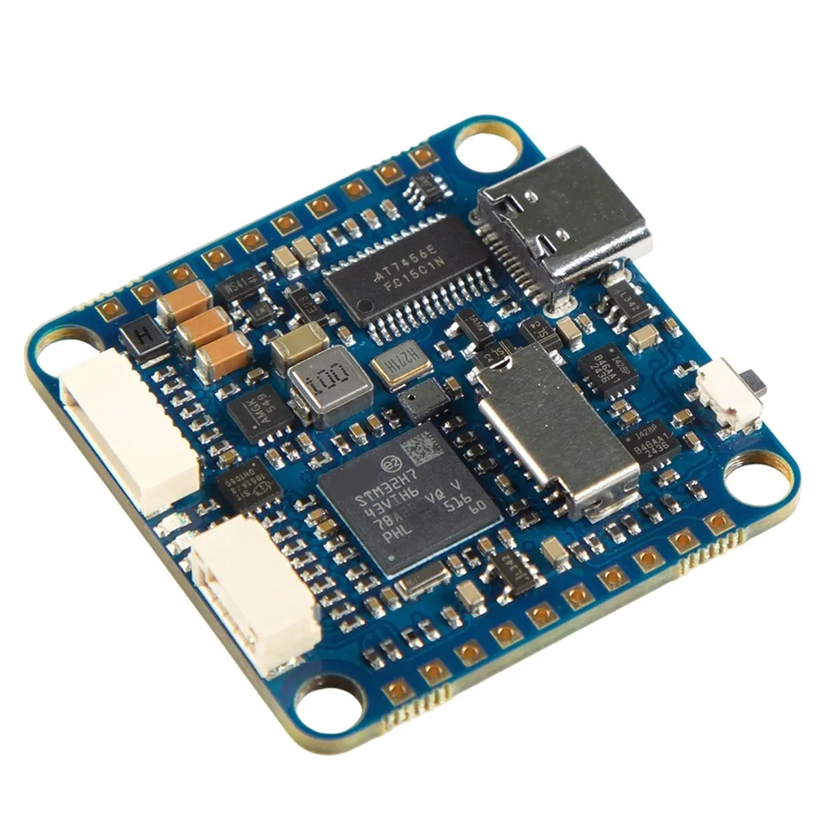 fitfit H743 SLIM V3 Flight Controller 2-8S STM32H743VIH6 H743 BetaFlight 7XUART Port OSD AT7456E for FPV RC Racing Drone