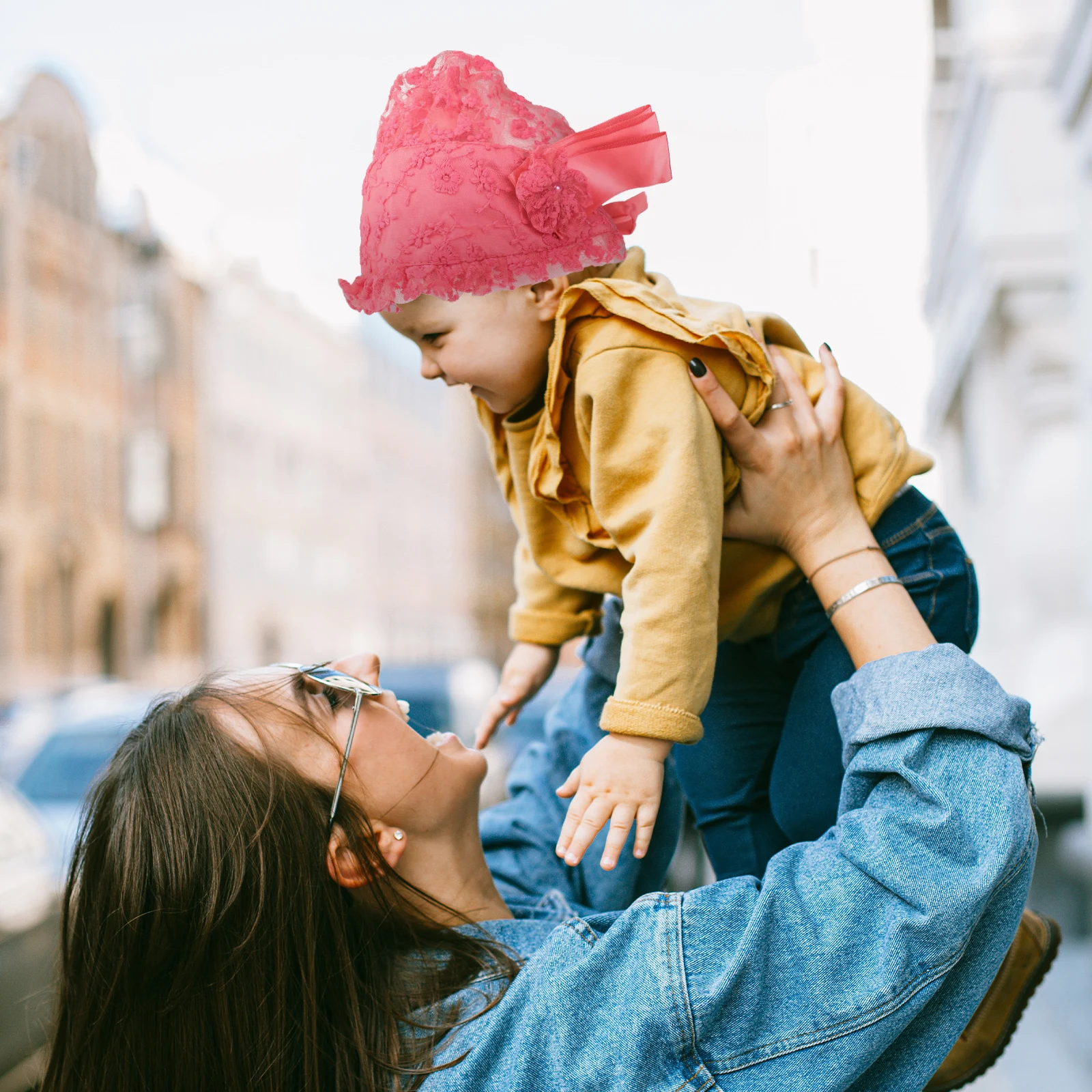 

Детские шапки-топперы, шапочки для крещения для маленьких девочек, шапочки для крещения новорожденных девочек