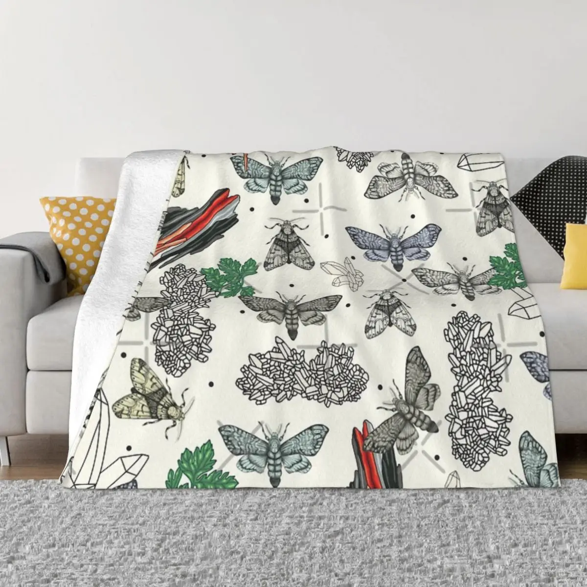 Moths And Rocks Four Seasons Universal Blanket Campsites Can Be CoveredChristmas Present