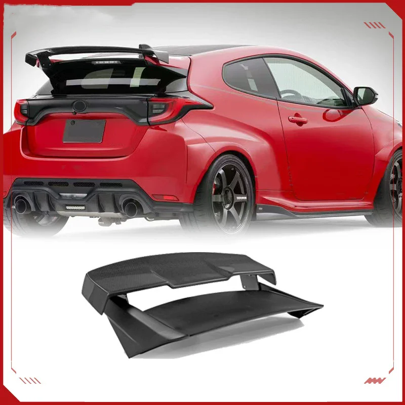 

half Carbon fiber Tail Wing for Toyota GR Yaris modified Rear spoiler Top wing body kit Car Accessories