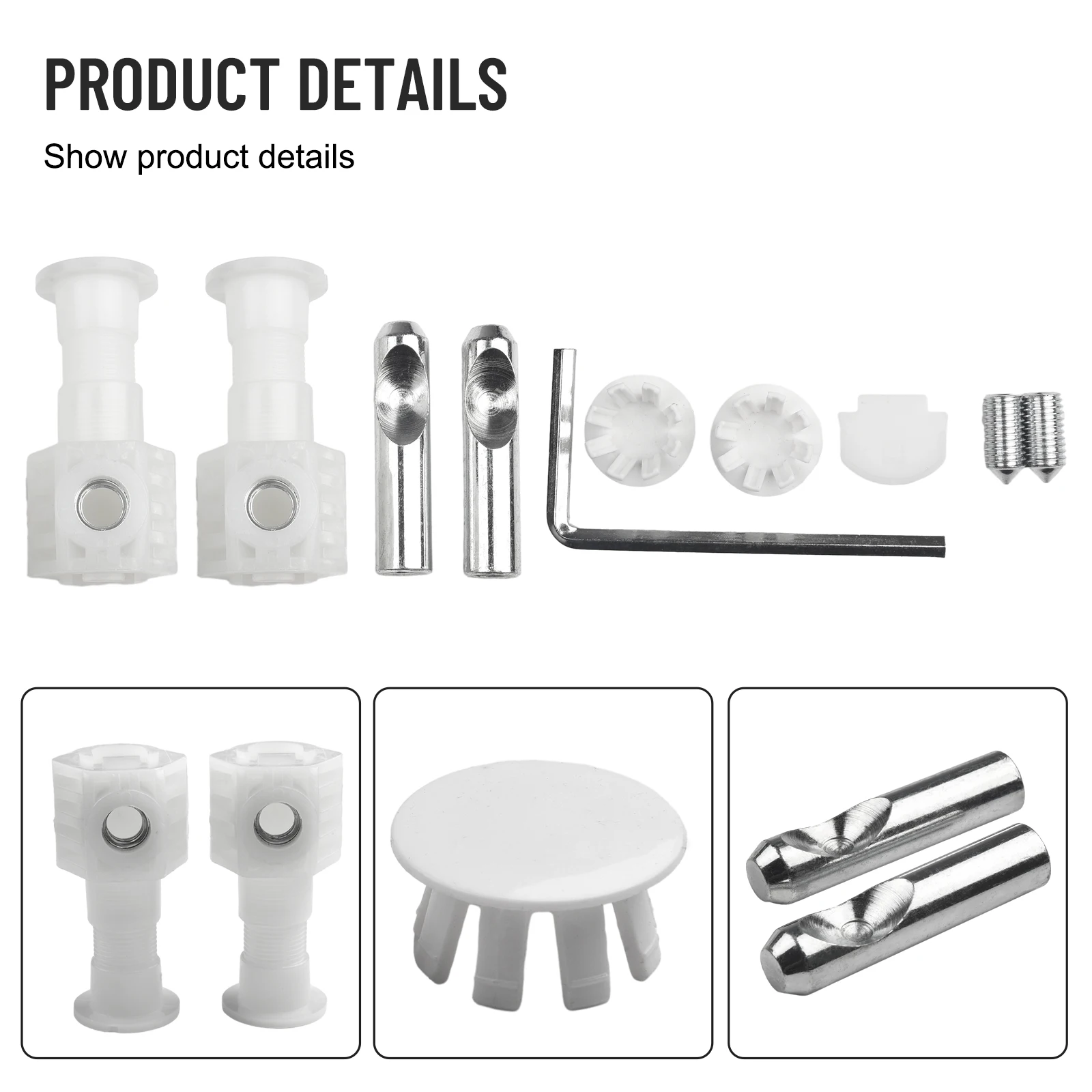 Accessories Fixing Kit 1 Pair Bidet Attachments Fixing Bolts Hung Toilet Plastic Stainless Steel Toilet 7*4cm High Quality