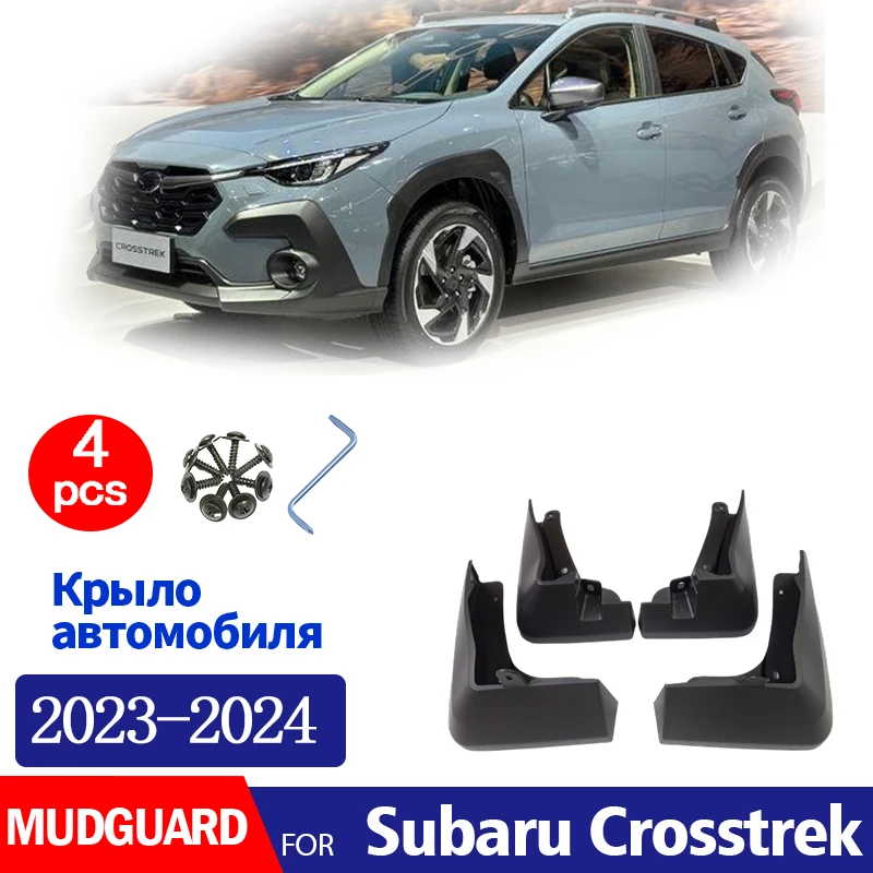 

FOR Subaru Crosstrek XV 2023 2024 Mud Flaps Guard Splash Mudguard Fender Mudflaps Car Accessories Front Rear 4pcs