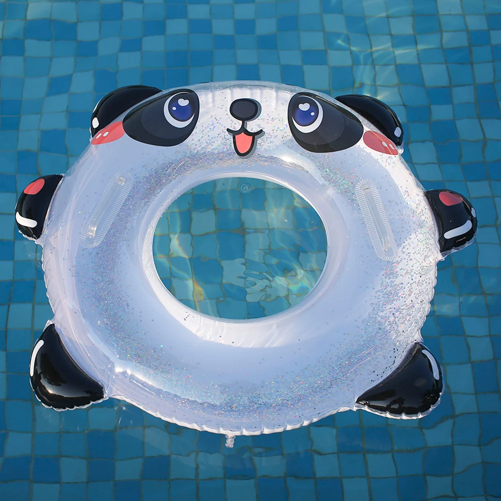 

Children's Panda Swimming Ring Pool Rings Toy Inflatable Hoop Floating for Kids Object