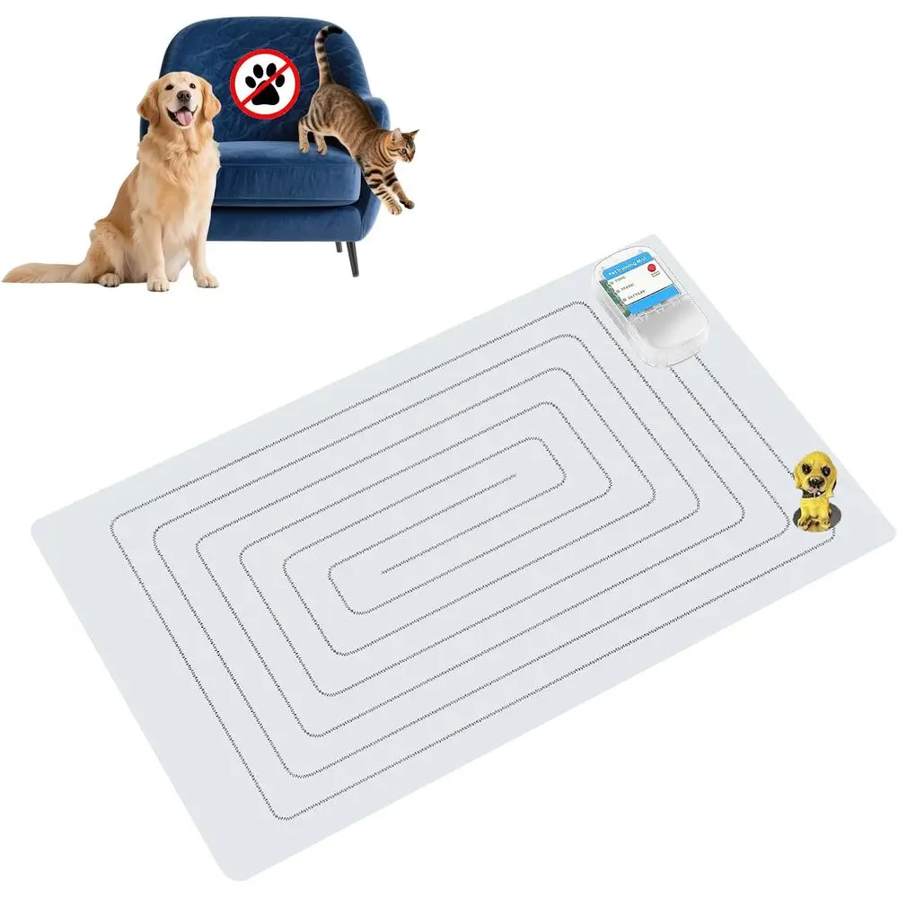Indoor Pet Shock Mat for Training - Deters Dogs and Cats from Furniture, Counters, and Sofas