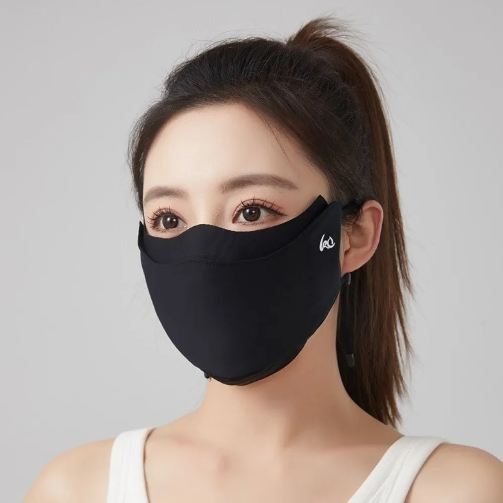 Compartment-style Summer Face Mask Show Your Nose and Mouth Hanging Ear Outdoor Running and Cycling Face Mask UV Protection