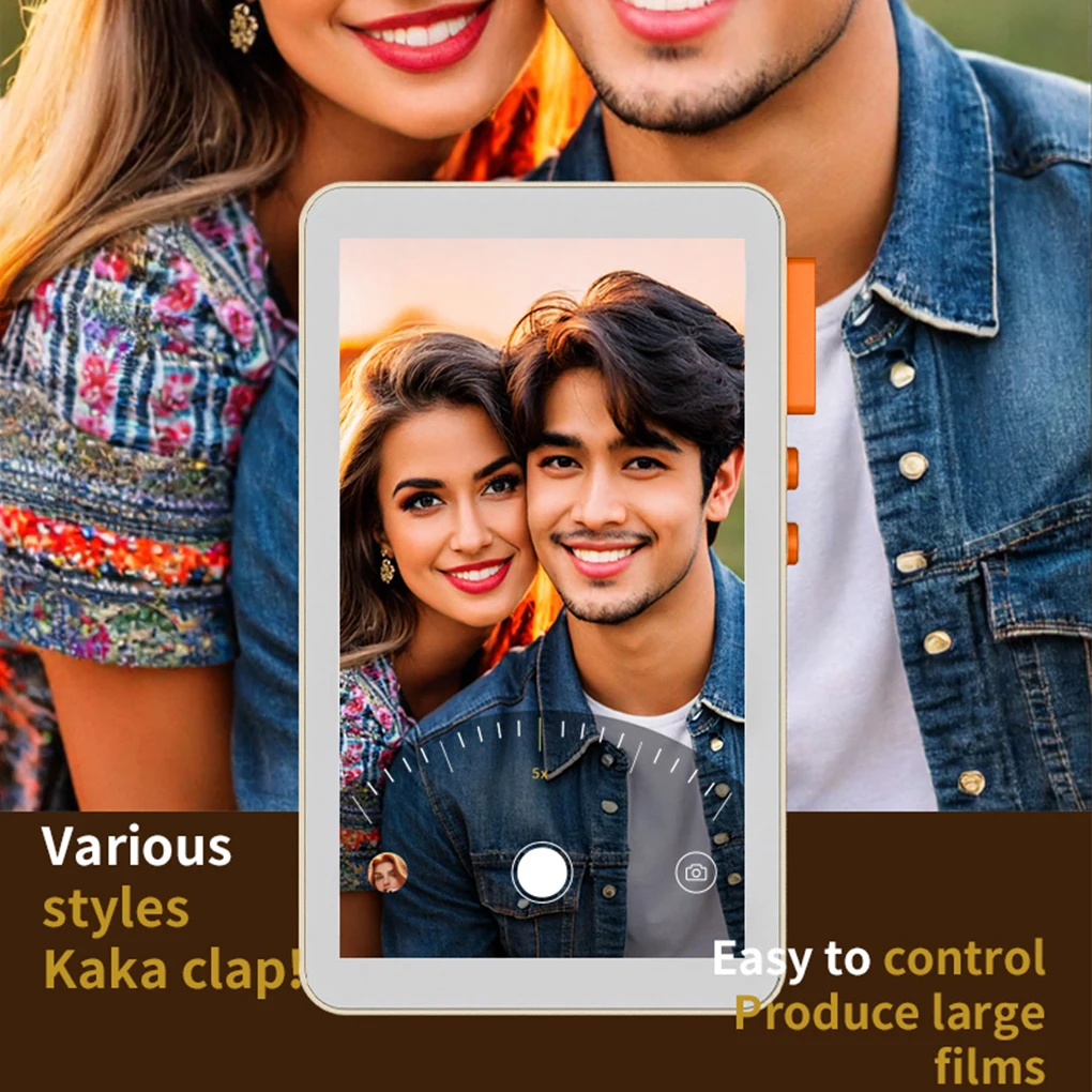 

RK-X40F 8-in-1 Wireless Smartphone Magnetic Selfie Monitor Screen For Vlog Live Stream Video Recording For iPhone Android