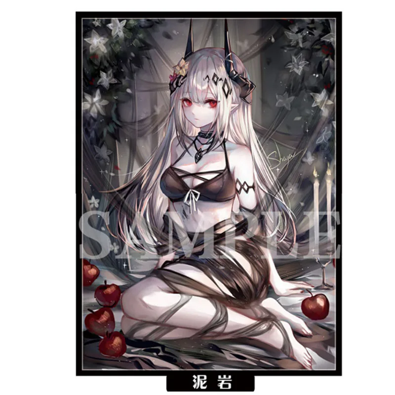 60 pz/set Arknights Skadi il Corrupting Heart Manicotto Della Carta PTCG Anime Gioco Collezione di Carta di Copertura Protettiva Regalo Giocattolo 67*92mm