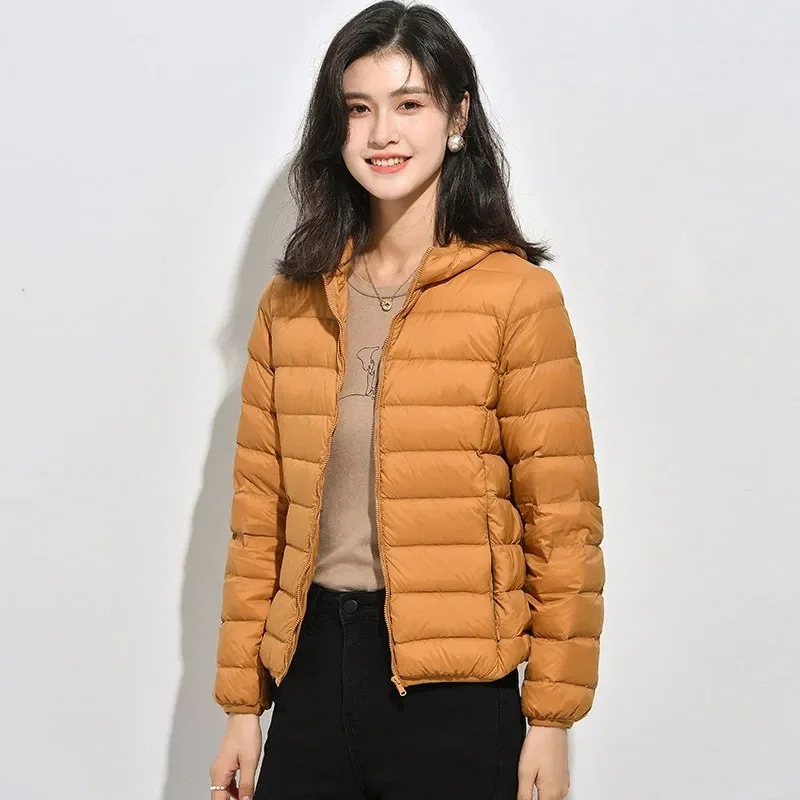 New Down Jacket Women Parkas Short Thin Warm Cotton Padded Coat 2024 Autumn Winter Large Size 5XL Outerwear Fashion Female Tops