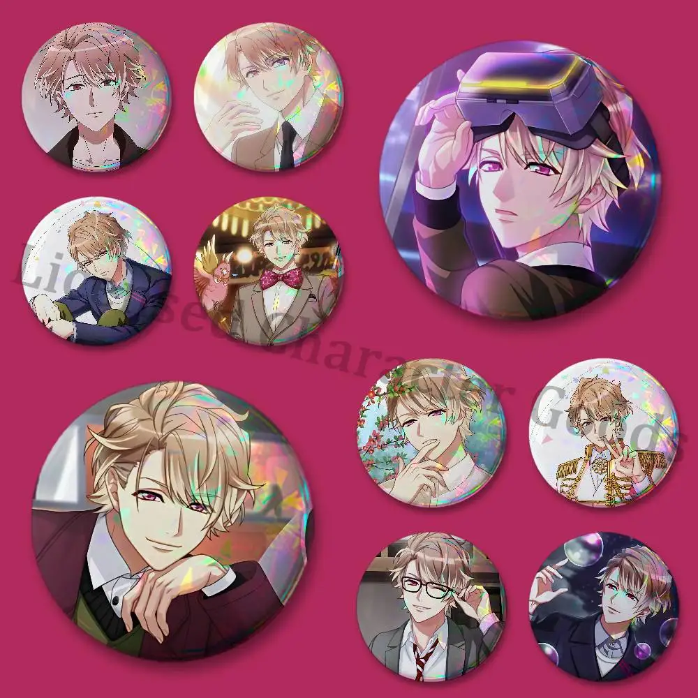 I-Itaru C-Chigasaki A-A3 Game HD Print Badges Pretty Round Display Brooches IP merchandise 32mm 58mm 75mm 44mm 25mm