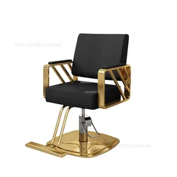 Light Luxury Hair Salon Barber Chairs Simple Salon Furniture for Beauty Salon Chair Lift Swivel Chair Special Hairdressing Chair