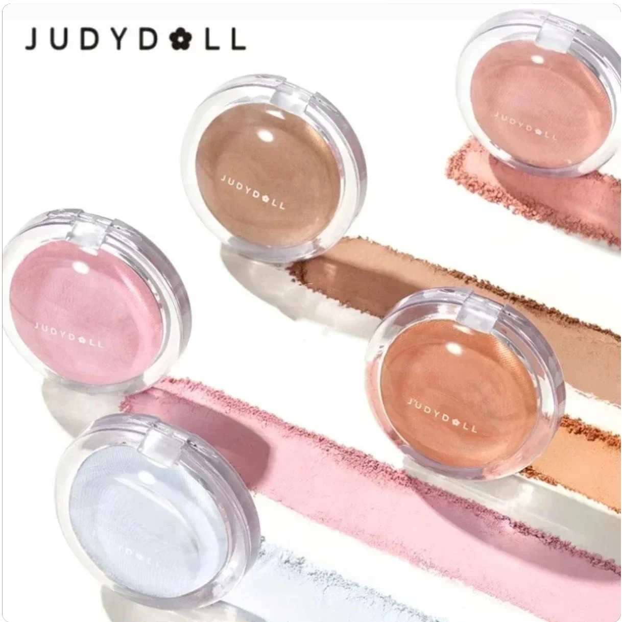 

JUDYDOLL Waterproof Velvet Matte Blush Expansion Convergence Blend Nude Blush Natural Brighten Skin Makeup Palette