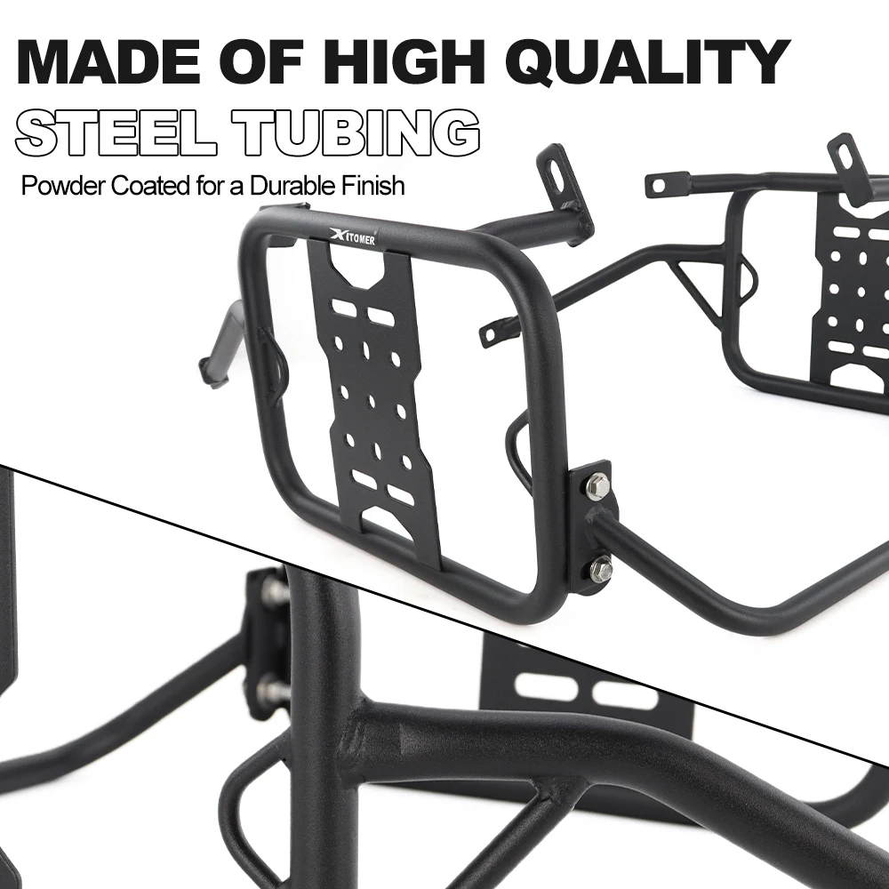 صالح ل Benelli TRK 502 X 2018 2019 2020 2021-2025 TRK502X دراجة نارية العديلات رفوف السرج دعم الرف رف أمتعة الجانب