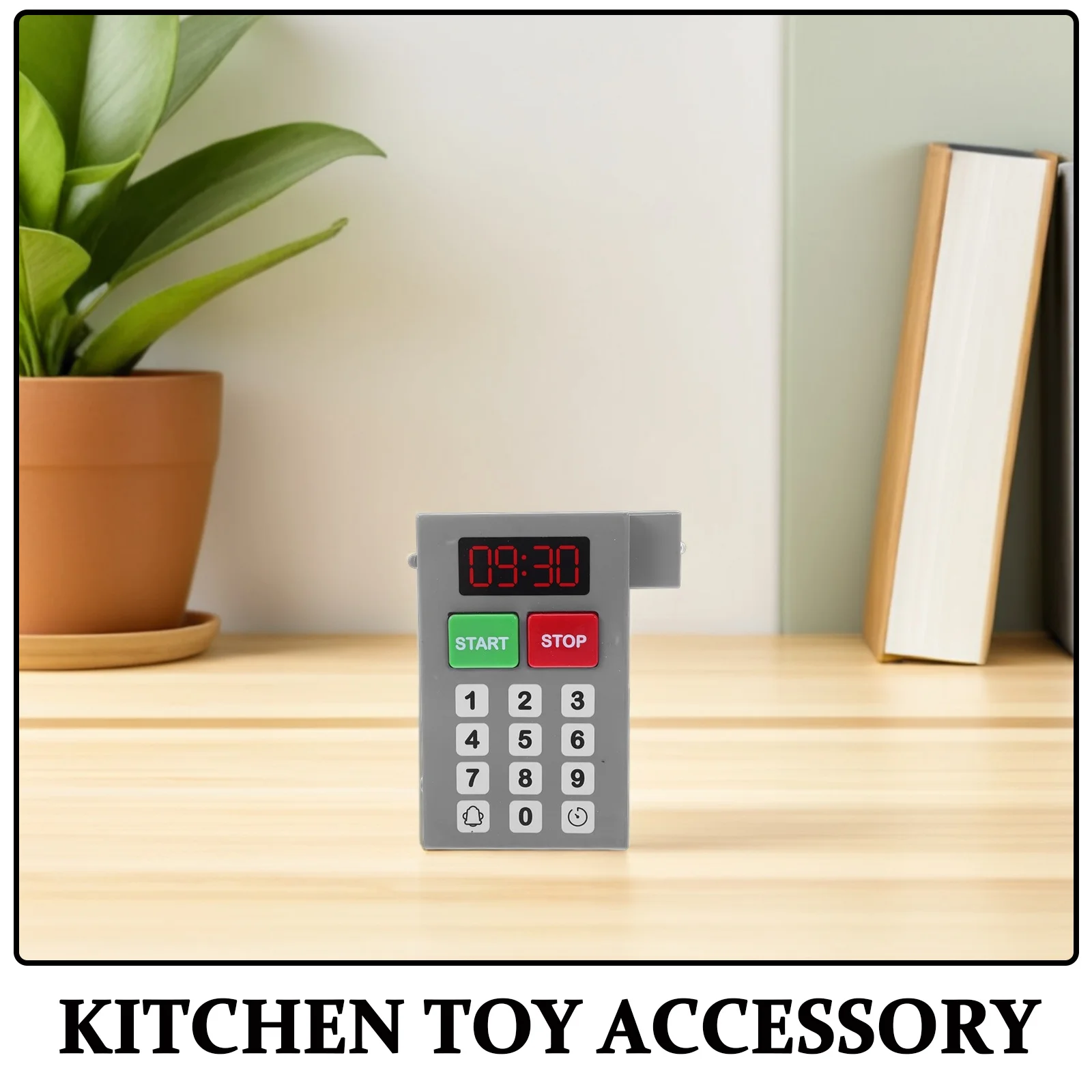 Mikrowelle Timer Ersatz Pretend Play Küche Zubehör Für Kinder Rollenspiele Realistische Klang Robuste Bauen