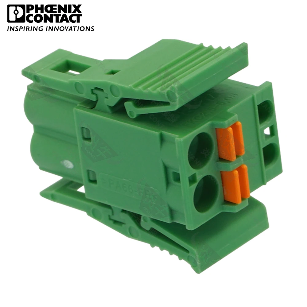 5.08Mm Originele Echte Phoenix Contact Connector Pcb Pluggable Plug-In Terminal Blok 2 Pin Fkc 2.5 St 5.08 Rf 1925692 12a 320V