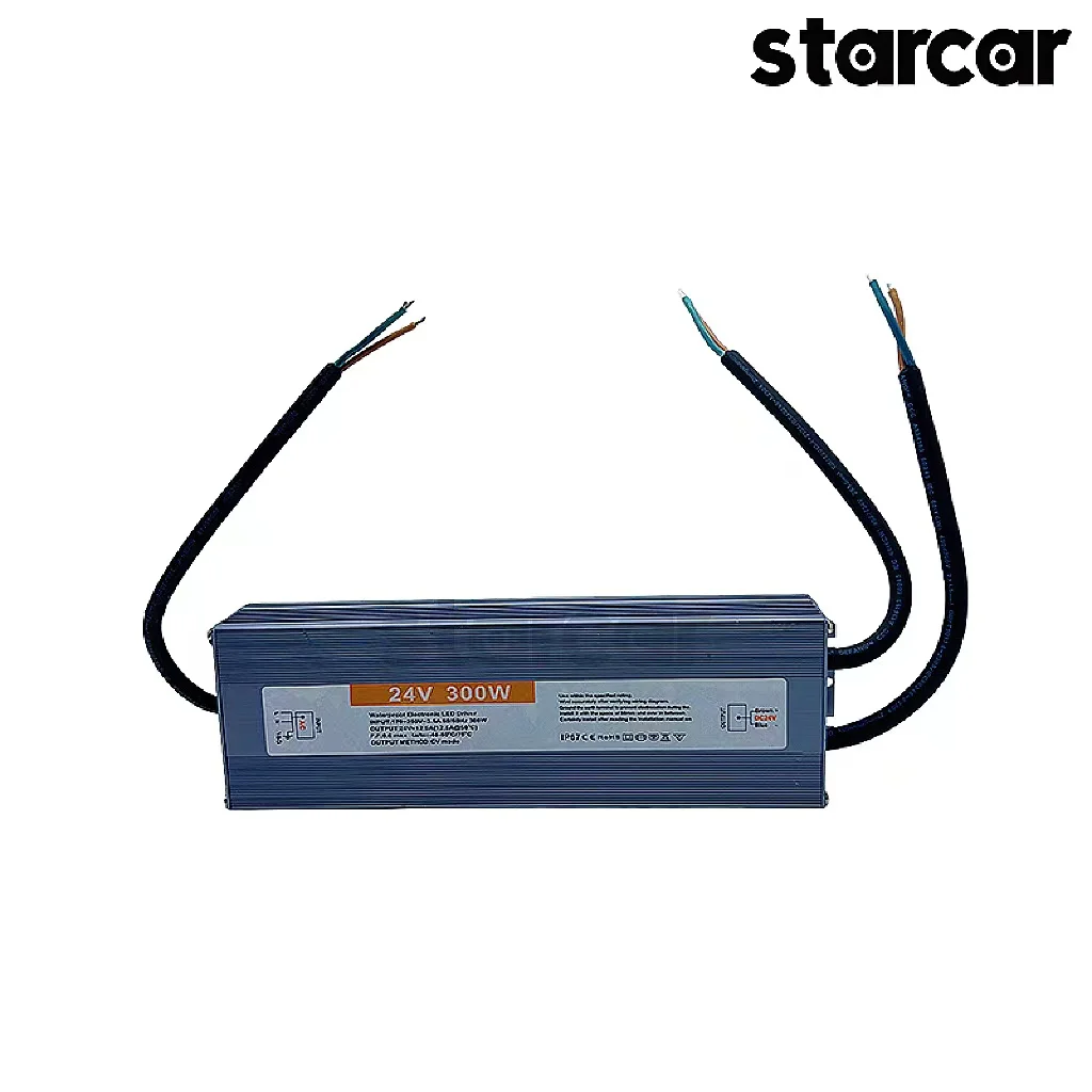 350W Waterproof IP67 Power Supply 12V 24V Transformer AC/DC Adapter for LED Strip Lights Module CCTV Power Accessories
