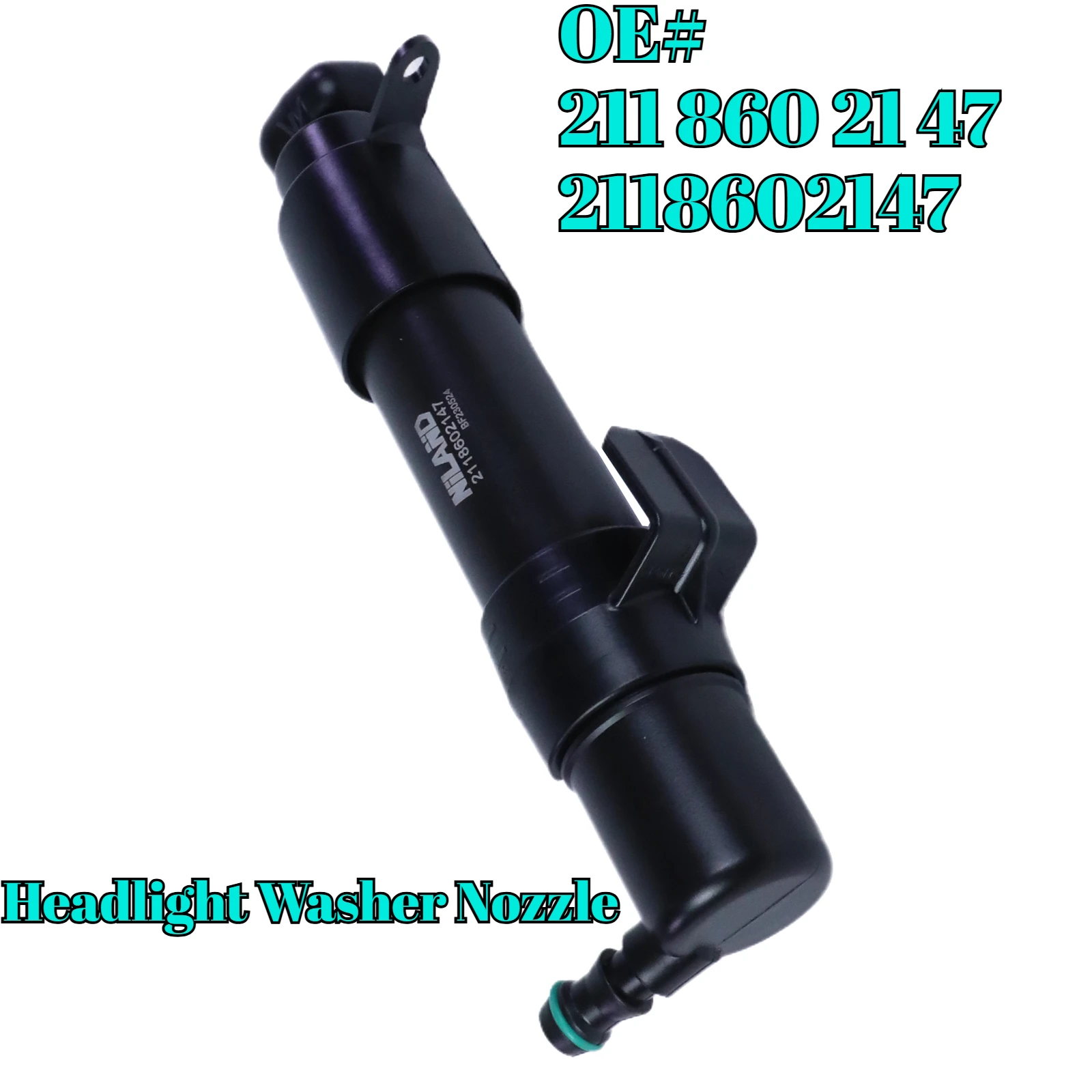 

Headlight Washer Nozzle Left for Mercedes-Benz 2007-2009 W211 E550 E350 E63 AMG E320 2007-2009, OE# 2118602147/ 211 860 21 47