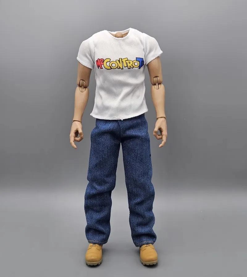 1/6 Soldier Clothing Accessories Casual Printed T-shirt Top Jeans Hoodies Model Toy Fit 12'' Action Figure Body In Stock