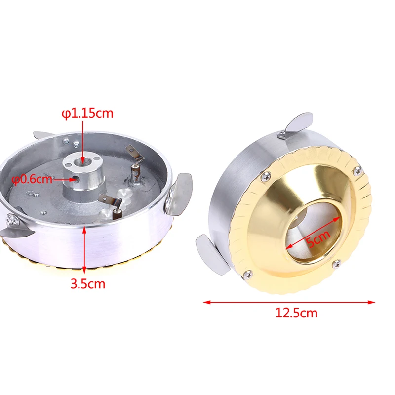 1PCS Aluminum Alloy Heat Head For Cotton Candy Machine Spare Part Replacements Candy Floss Machine Heating Heads Spare Parts