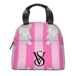 Hot-Sale-Like-Victoria-S-Secret-Style Lunch Bag for School Waterproof Picnic Thermal Cooler Insulated Lunch Box Women Kids