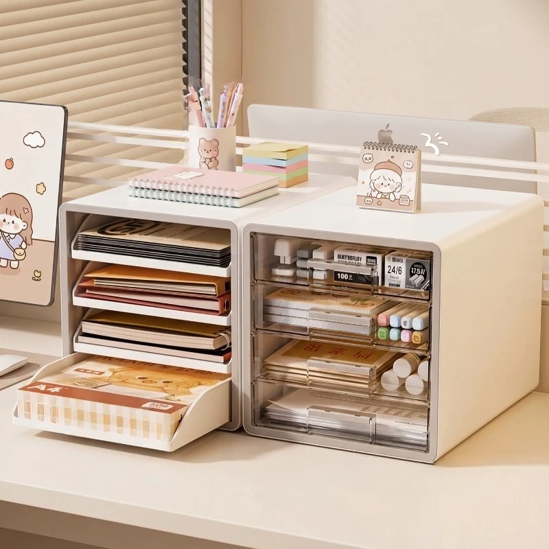 Boxes Room-specific Desk Storage Plastic Drawers Containers Gadgets Office Storage Stacking Document Folder Repisa Accessories