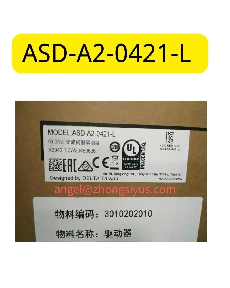 

Brand new Servo Drive 0.4KW ASD-A2-0421-L