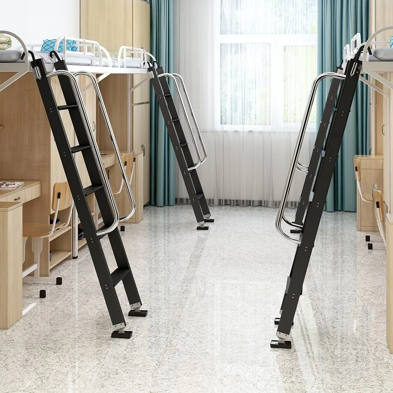 School Dormitory Bed Ladder Home Bunk Bed Handrail Ladder Outdoor Mobile Pavilion Stairs RV Ladder