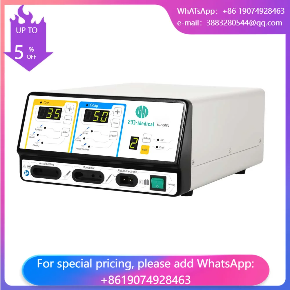 Chinese Manufacturer Pet High Frequency Electrotome Veterinary Electrosurgical Unit Professional Cautery Machine