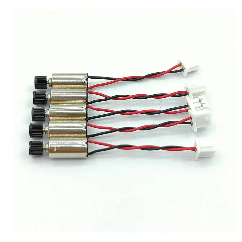 5 pz 0408 4mm * 8mm Mini motore Coreless DC 3.7V 35000RPM ad alta velocità Micro piccolo motore a tazza cava fai da te Hobby giocattolo modello