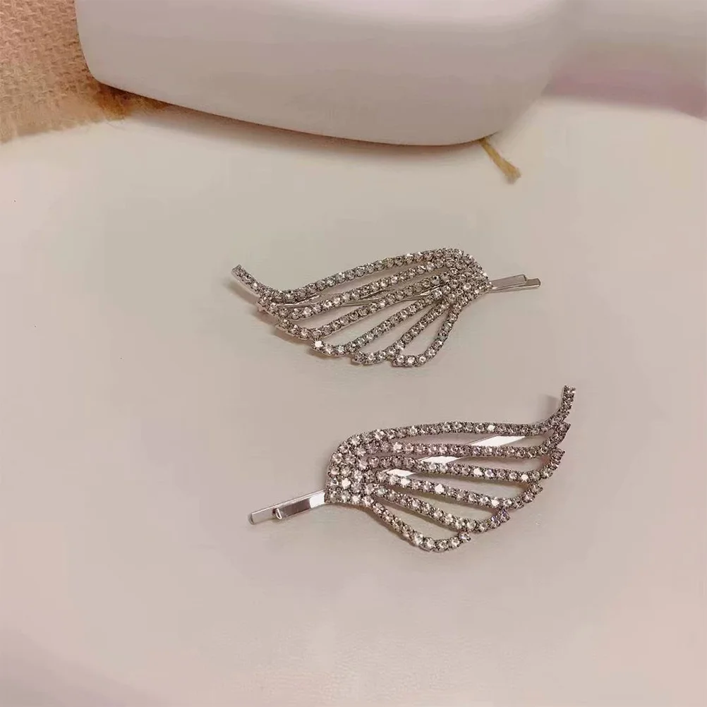 

4Pcs Rhinestones Hair Clips Exquisite Crystal Barrettes Wedding Party Birthday Hair Accessories Rhinestones Hairpin