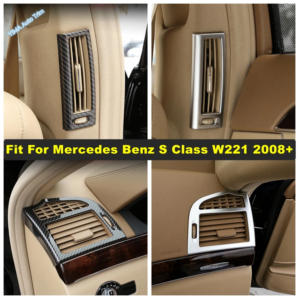 

Car B Pillar / Dashboard Air Conditonnal Vent Cover Trim AC Outlet Frame Accessories For Mercedes Benz S Class W221 2008 - 2013