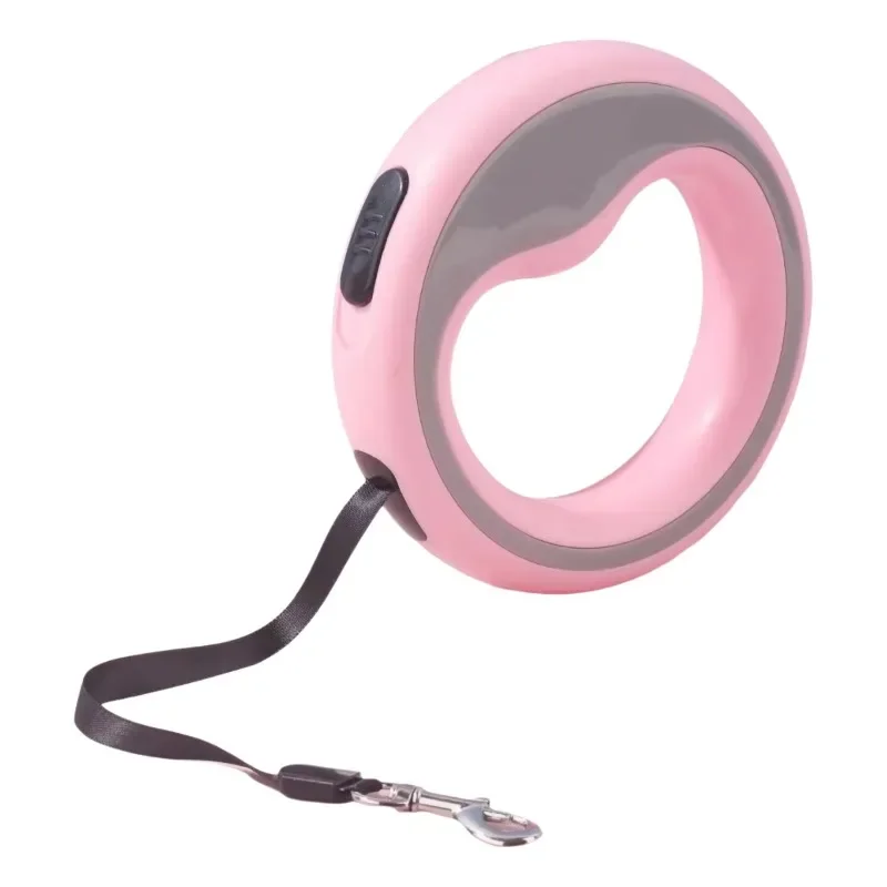 2.5M Retractable Dog Leash for Small to Medium Dogs Durable Automatic Push-Button Outdoor Pet Training Leash