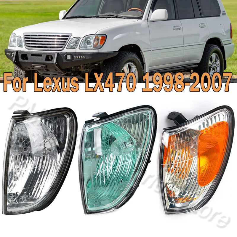 

Car Front Bumper Side Corner Light Turn Signal Light Car Lamp Car Accessories For Lexus LX470 1998-2007 81520-60350 81510-60480