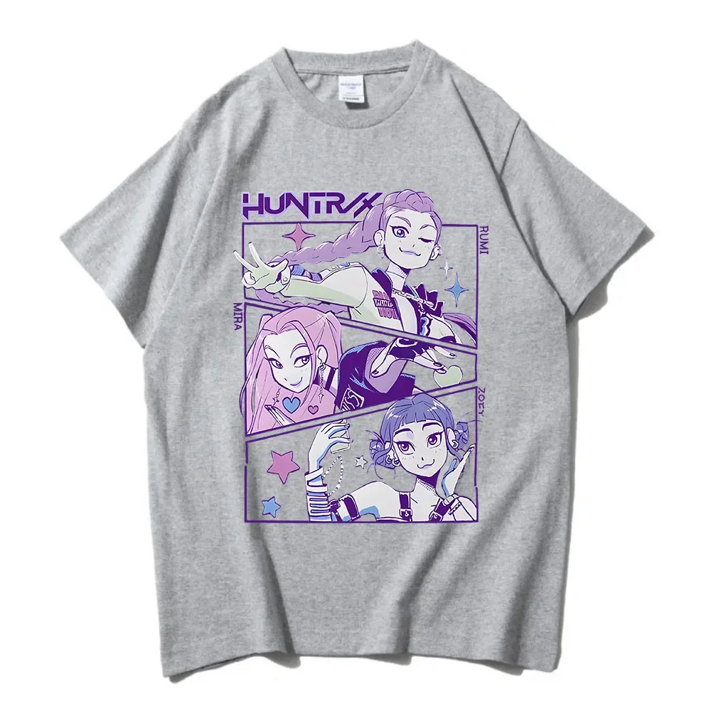 

Модная футболка с фильмом, повседневная уличная футболка унисекс, футболка «Охотники на демонов», летние футболки с короткими рукавами, летние футболки с короткими рукавами