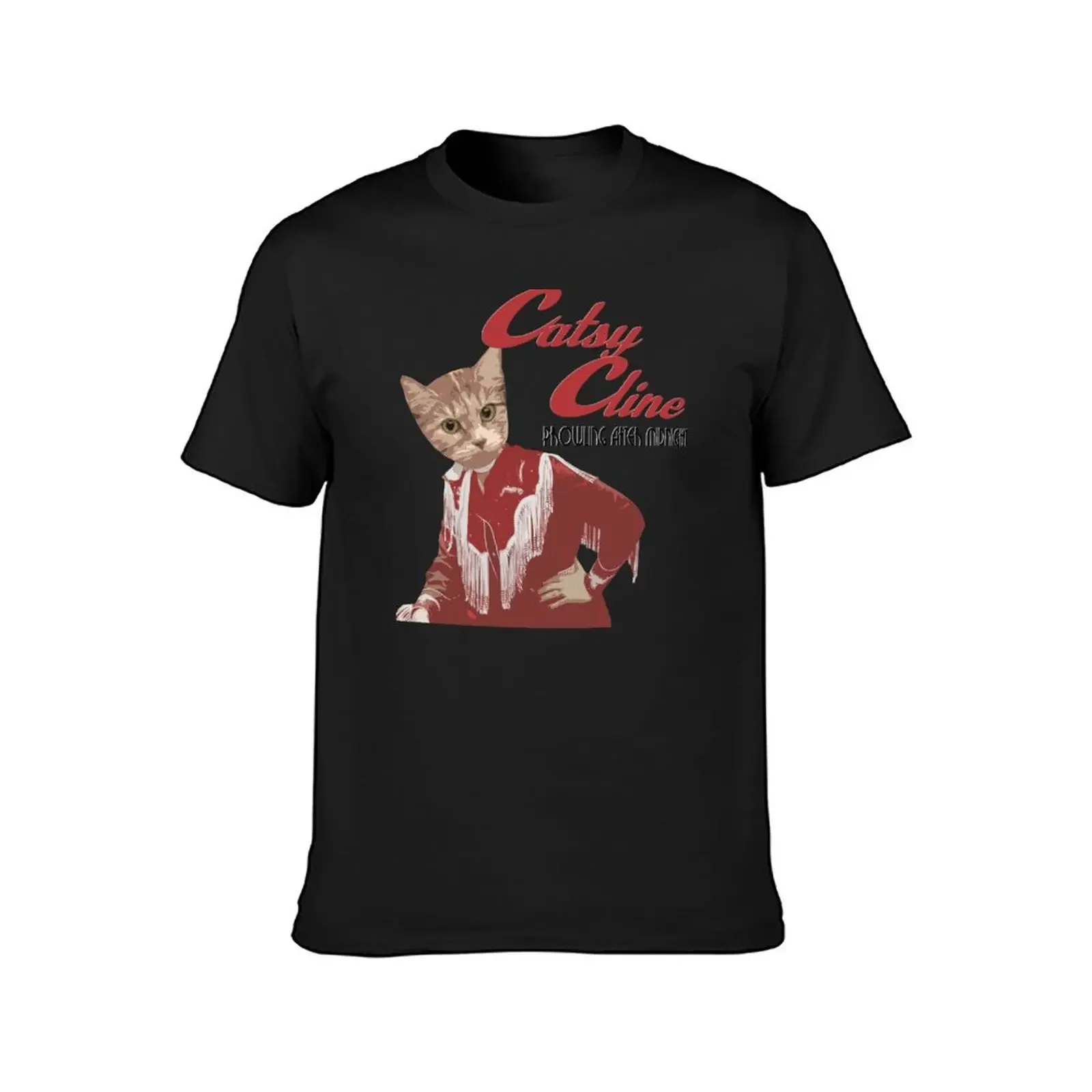 Catsy Cline T-Shirt graphic tee shirt custom shirt vintage boys animal print workout shirts for men