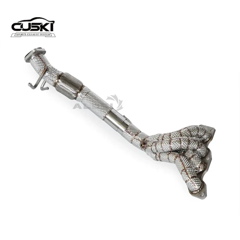 

Stainless steel insulated exhaust manifold collector suitable for Ford Mazda 3 1.6 2008-2013 automotive exhaust retrofit accesso