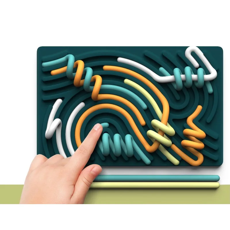 

Декомпрессионная силиконовая доска для сенсорных занятий, двусторонняя занятая доска, силиконовая сенсорная доска для декомпрессии