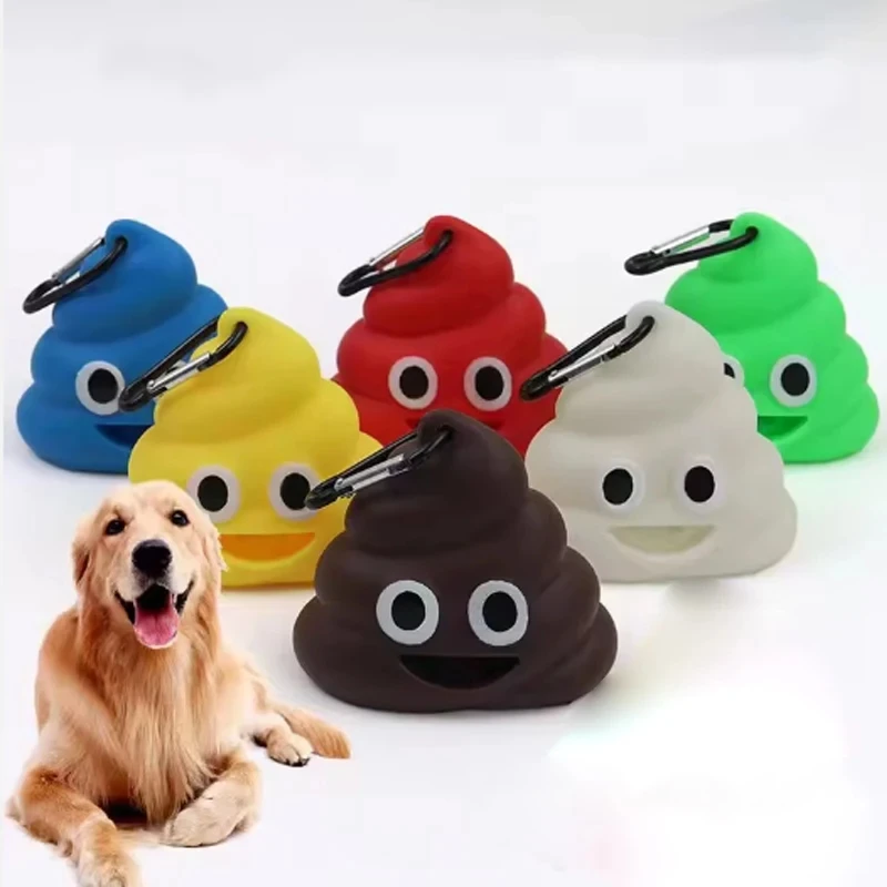 Outdoor Bulk Portable Custom Walking Pet Dog Shit Poop Trash Waste Bags Holder Dispenser Without Garbage Bags