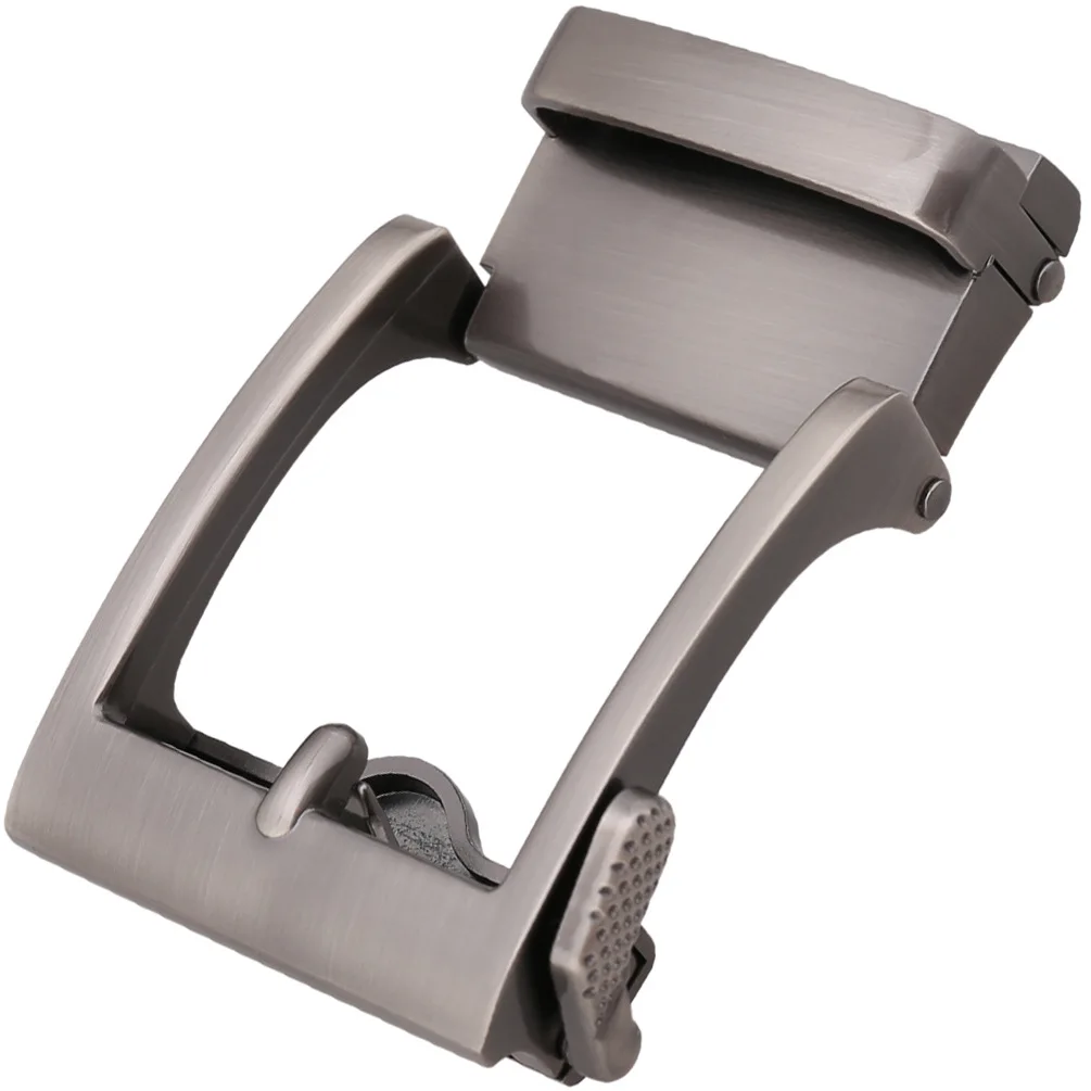 Sabuk Pria Kulit Asli Model Otomatis dengan Gesper 3.5cm, Sabuk Pria Autentik, Sabuk Trendi, Ceinture Desainer Fashion