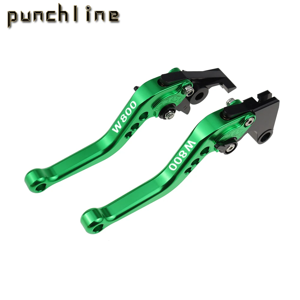 

Fit For W800 cafe 2019-2022 W800 SE 2012-2016 Motorcycle CNC Accessories Short Brake Clutch Levers Adjustable Handle Set