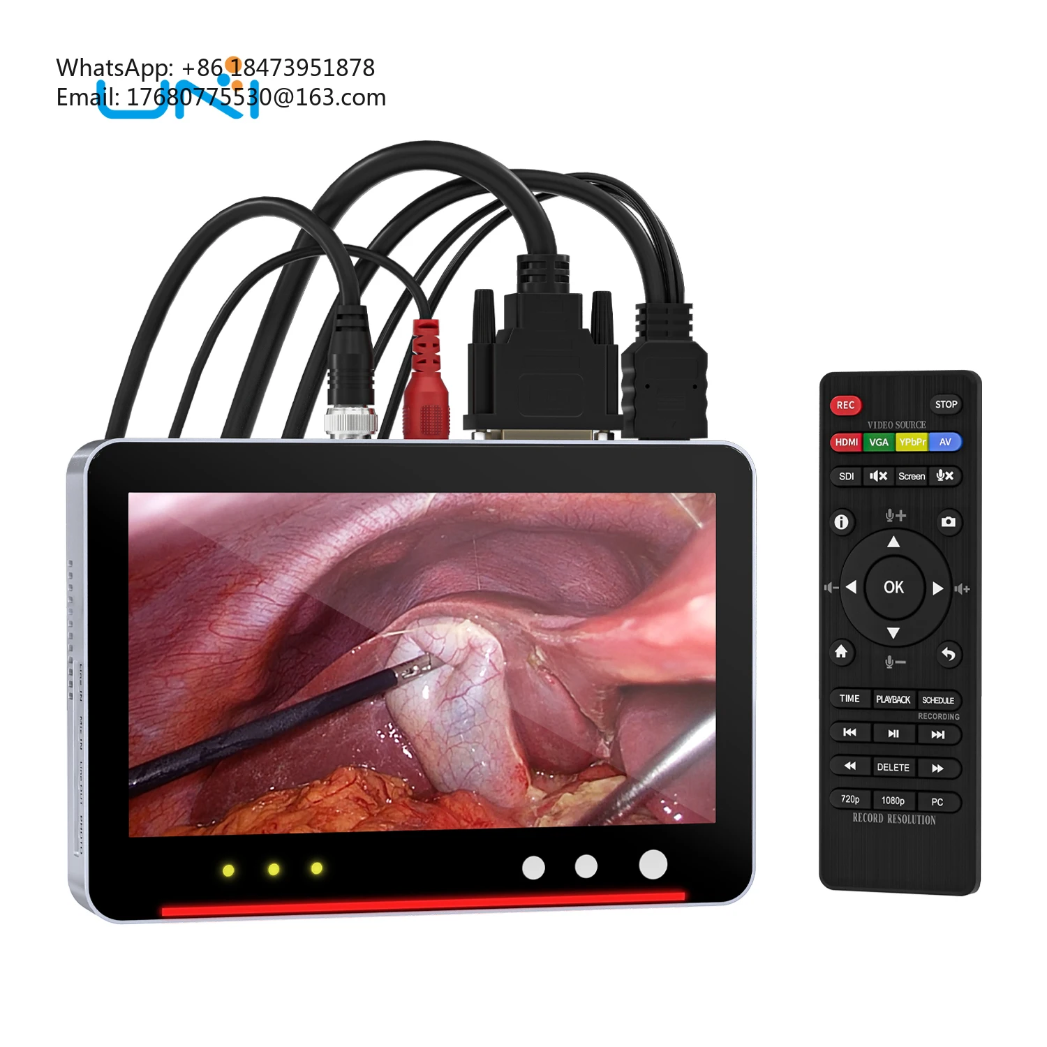 UR550 StandAlone Endoscope Switchable Video Recorder SDI VGA DVI HDMI YPbPr RCA Camera 4K Capture Box Recorder