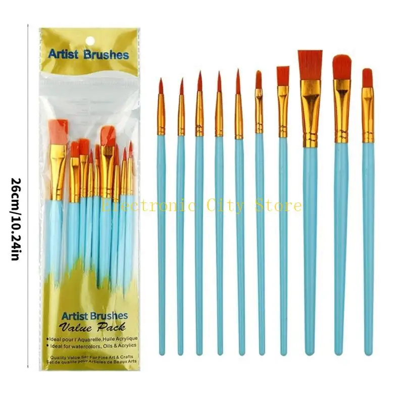 10 pezzi SET SET NYLON PACCHIA PACCHIA PERCHIO PIÙ ACRILICO PIGNORE PROCIMENTO PROCIMENTO SET HU8D