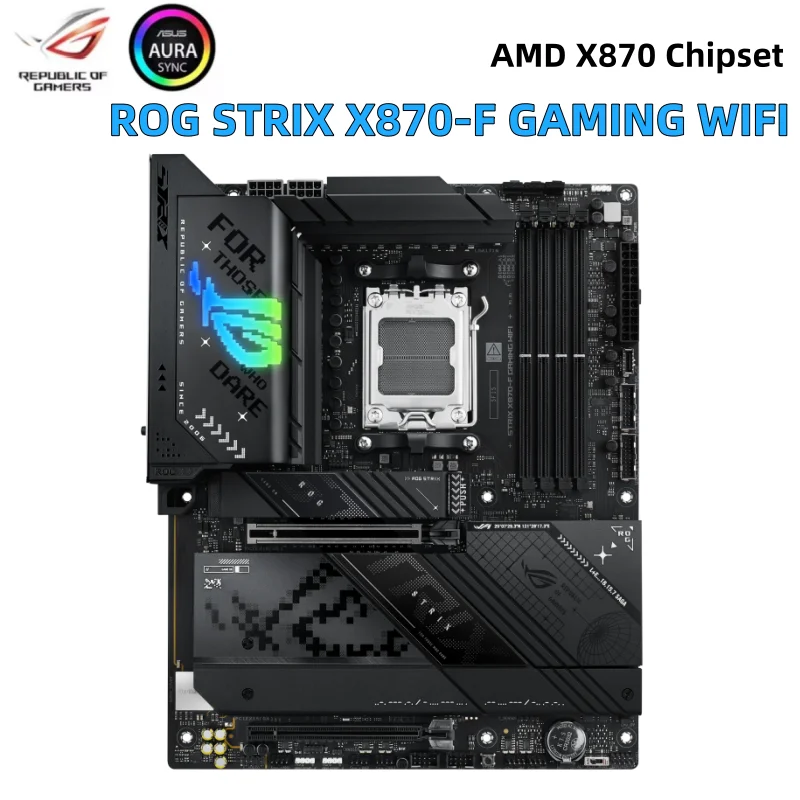 ROG STRIX X870-F GAMING WIFI ATX Motherboard DDR5 AMD X870 ATX Socket AM5 for AMD Ryzen 9000/8000/7000 Series Processors New